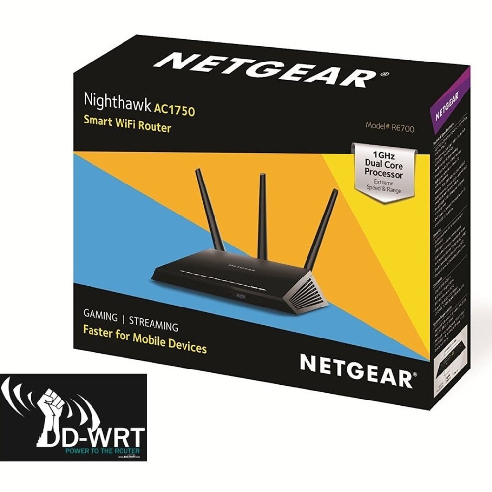 NEW! Router - Netgear Nighthawk R6700 AC1750